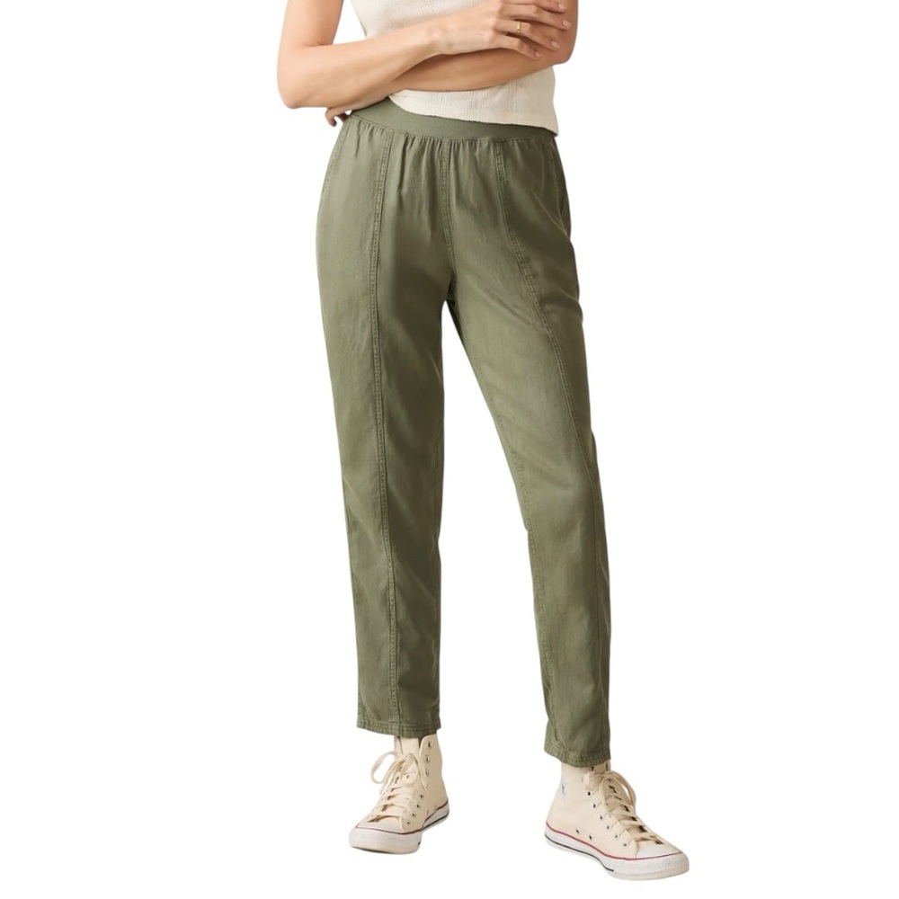 Faherty Arlie Pull-On Tapered Leg Pants
